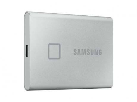 Жесткий диск Samsung External SSD 500Gb T7 Touch PCIe USB3.2/Type-C Silver MU-PC500S/WW