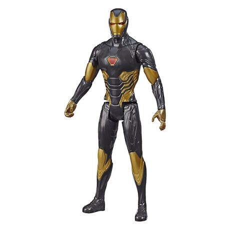 Hasbro Игровая фигурка Marvel Avengers "Герои Титана" Железный Человек Голд, 30 см