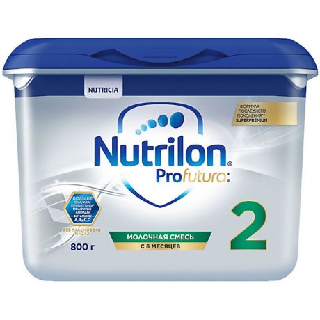 Nutrilon Молочная смесь Nutrilon Superpremium 2 ProFutura, с 6 мес, 800 г