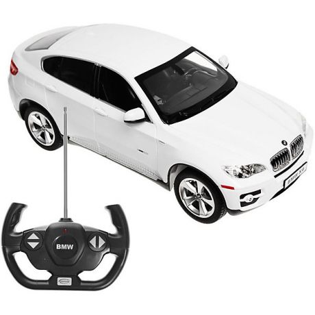 Rastar Радиоуправляемая машина Rastar "BMW X6" 1:14, белая