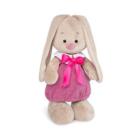 Budi Basa Одежда для мягкой игрушки Budi Basa Платье в морском стиле в розовую полоску, 25 см