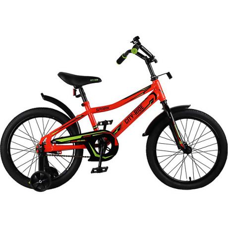 City-Ride Детский велосипед City-Ride Spark , рама сталь , диск 18 сталь , цвет Красный