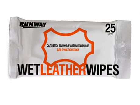 Салфетки влажные для очистки кожи Runway RW644