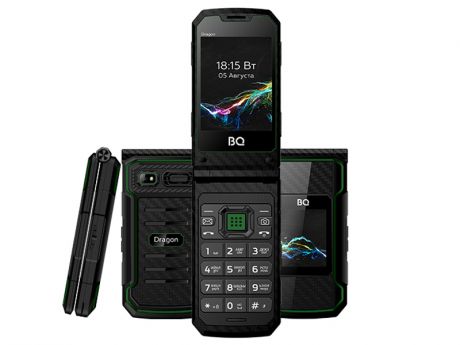 Сотовый телефон BQ 2822 Dragon Black-Green