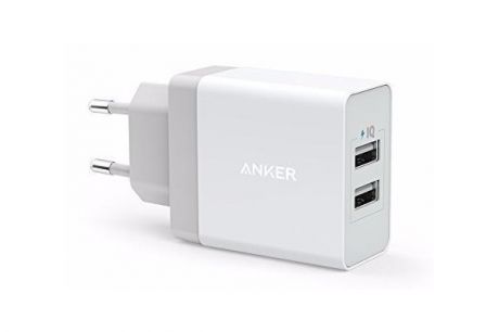 Зарядное устройство Anker PowerPort 2xUSB Micro USB 1m White B2021L21 887364