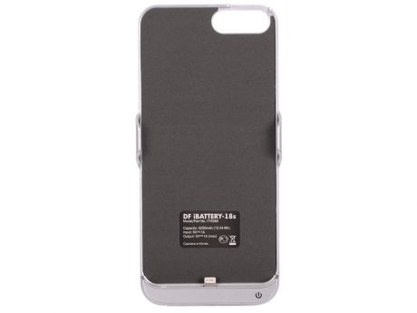 Аккумулятор-чехол для iPhone 6 Plus/6s Plus/7 Plus DF iBattery-18s (silver)