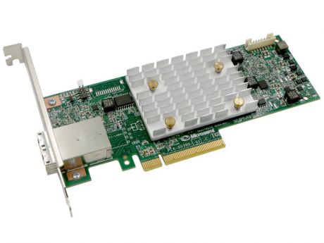 Контроллер Microsemi Adaptec SmartRAID 3154-8e Single,8 external ports,PCIe Gen3 ,x8,4 GB DDR4,RAID 0/1/10,RAID
