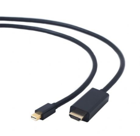 Кабель mDP-HDMI Cablexpert CC-mDP-HDMI-6, 20M/19M, 1.8м, черный, позол.разъемы