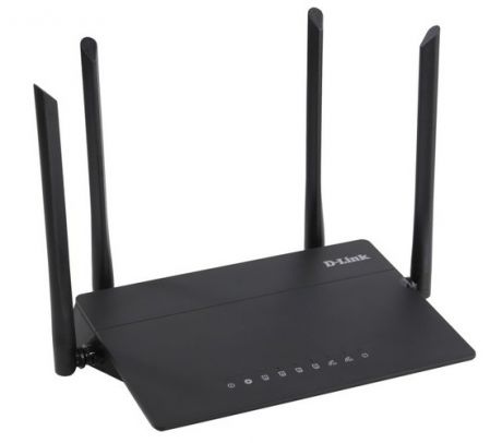 Wi-Fi роутер D-Link DIR-822/RU/R1B 802.11acbgn, 1200Mbps, 2.4/5GHz, 1xWAN, 4xLAN