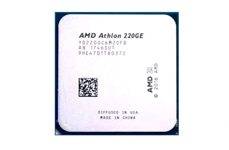 Процессор AMD Athlon 220GE OEM 35W, 2C/4T, 3.4Gh(Max), 5MB(L2+L3), AM4 (YD220GC6M2OFB)