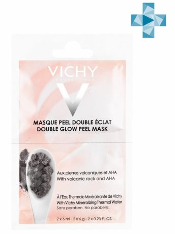 Vichy Минеральная маска-пилинг "Двойное сияние" саше 2х6 мл (Vichy, Masque)