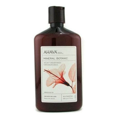 Ahava Бархатистое жидкое крем-мыло гибискус и инжир 500 мл (Ahava, Mineral botanic)