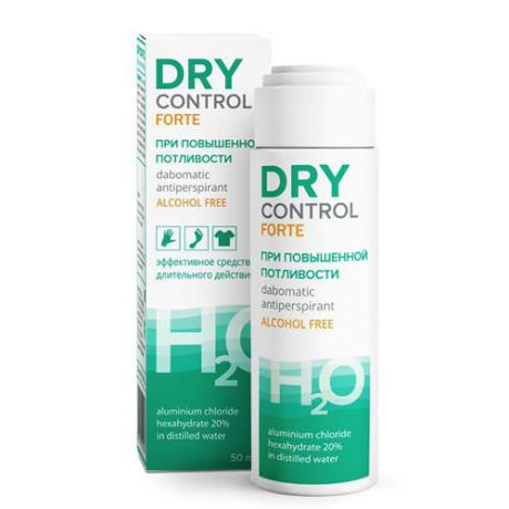 Dry Control Форте дабоматик без спирта от обильного потоотделения 20%, 50 мл (Dry Control)