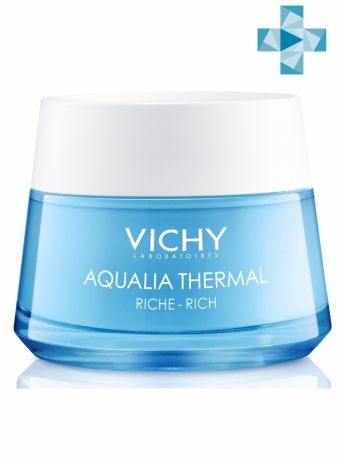 Vichy Аквалия Термаль Насыщенный крем для сухой и очень сухой кожи, 50 мл (Vichy, Aqualia Thermal)