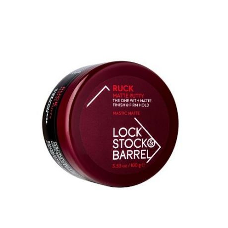 Lock Stock&Barrel Матовая мастика для создания массы, степень фиксации (4) 100 гр (Lock Stock&Barrel, Ruck Matte Putty)