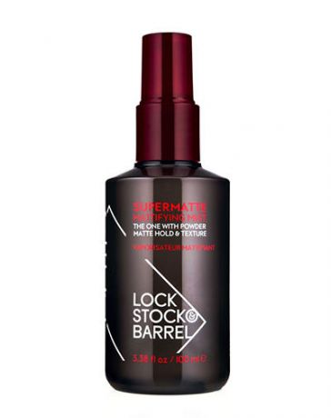 Lock Stock&Barrel Спрей для объема и небрежных укладок SuperMatte mattifyng mist, 100 мл (Lock Stock&Barrel, Стайлинг)