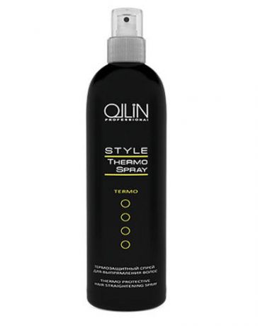 Ollin Professional Thermo Protective Hair Straightening Spray Термозащитный спрей для выпрямления волос 250 мл (Ollin Professional, Style)