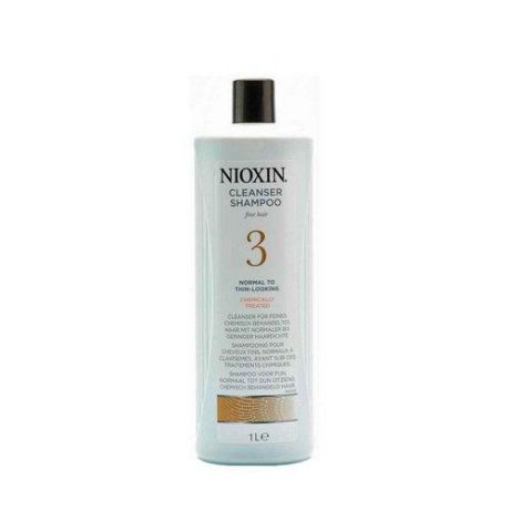 Nioxin Очищающий шампунь Система 3 1000 мл (Nioxin, System 3)