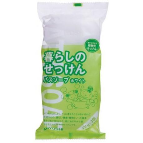 Miyoshi Туалетное мыло на основе натуральных компонентов 135 г*3 (Miyoshi, Для тела)