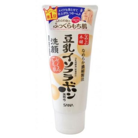 Sana Пенка для умывания и снятия макияжа увлажняющая с изофлавонами сои 150 г (Sana, Для лица)