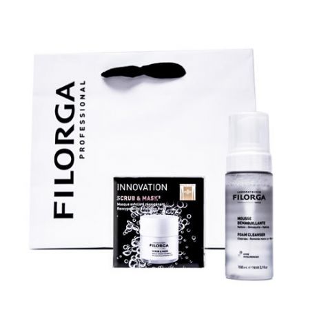 Filorga Набор «Очищение» Мусс для снятия макияжа 150 мл + Отшелушивающая оксигенирующая маска 55 мл (Filorga, Очищающие средства)