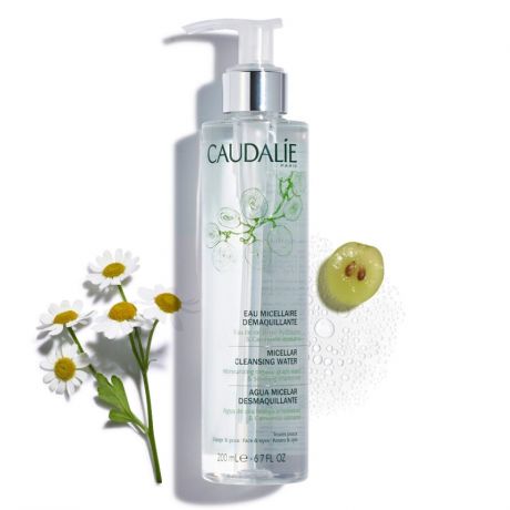 Caudalie Мицеллярная вода очищающее средство для лица для всех типов кожи, 100 мл (Caudalie, Beauty To Go)