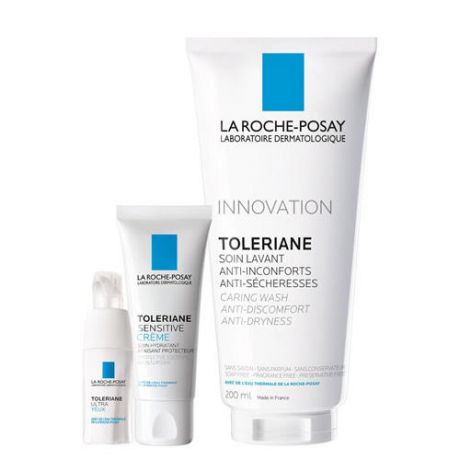 La Roche-Posay Набор Toleriane Sensitive 40 мл + Toleriane Ultra Eyes 20 мл + Toleriane gel 200 мл (La Roche-Posay, Toleriane)
