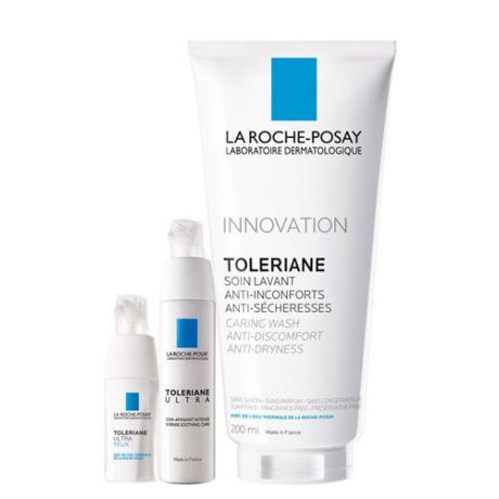 La Roche-Posay Набор Toleriane Ultra 40 мл + Toleriane Ultra Eyes 20 мл + Toleriane gel 200 мл (La Roche-Posay, Toleriane)
