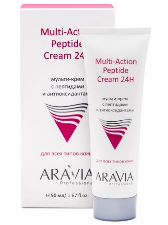 Aravia professional Aravia Professional Мульти-крем с пептидами и антиоксидантным комплексом для лица Multi-Action Peptide Cream, 50 мл (Aravia professional, Уход за лицом)