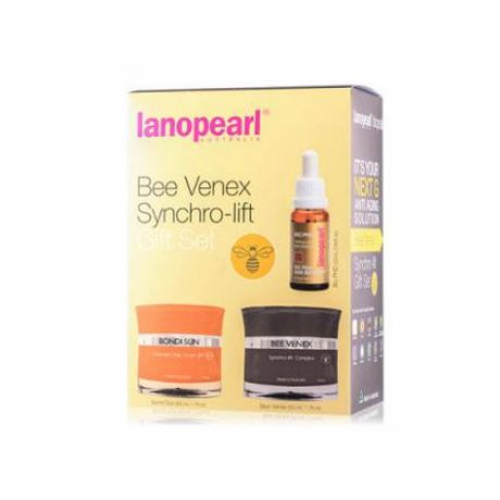 Lanopearl Bee Venex Набор Синхро Лифтинг (Солнцезащитный крем 50 мл + Крем 50 мл + Сыворотка 25 мл) (Lanopearl)