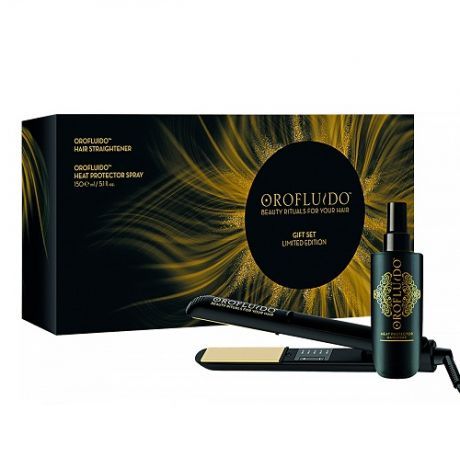 Orofluido Набор "Спрей для термозащиты волос 150 мл, выпрямитель для волос" 1 шт (Orofluido, Стайлинг Orofluido)