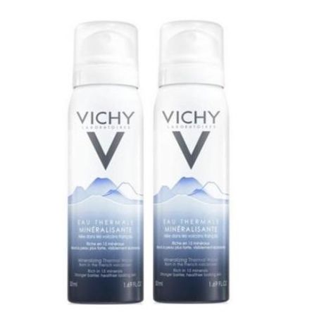 Vichy Комплект Термальная Вода Vichy Спа, 2 шт. по 50 мл (Vichy, Thermal Water Vichy)