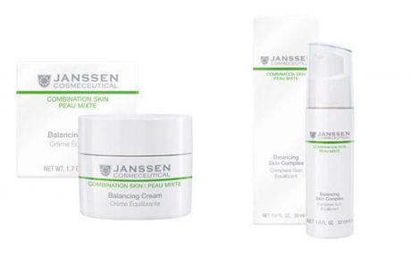 Janssen Набор "Комплексный уход для комбинированного типа кожи", 2 продукта (Janssen, Combination skin)