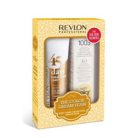 Revlon Professional Набор теплый блонд (крем-краска 100 мл + шампунь-кондиционер 275 мл) 1 шт (Revlon Professional, Окрашивание)