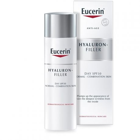 Eucerin Крем для дневного ухода за нормальной и комбинированной кожей, SPF 15, 50 мл (Eucerin, HYALURON-FILLER)