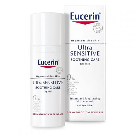 Eucerin Успокаивающий крем для чувствительной сухой кожи 50 мл (Eucerin, UltraSENSITIVE)