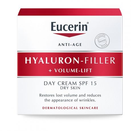 Eucerin Крем для дневного ухода за сухой кожей 50 мл (Eucerin, HYALURON-FILLER" + "VOLUME-LIFT)