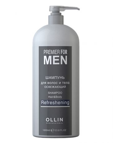Ollin Professional Освежающий шампунь для волос и тела 1000 мл (Ollin Professional, Уход за волосами)