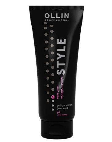 Ollin Professional Гель для укладки волос ультрасильной фиксации Gel Ultra Strong 200 мл (Ollin Professional, Style)