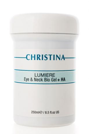 Christina Eye & Neck Bio Gel + HA - Lumiere Гель для кожи век и шеи 250 мл (Christina, Fresh)
