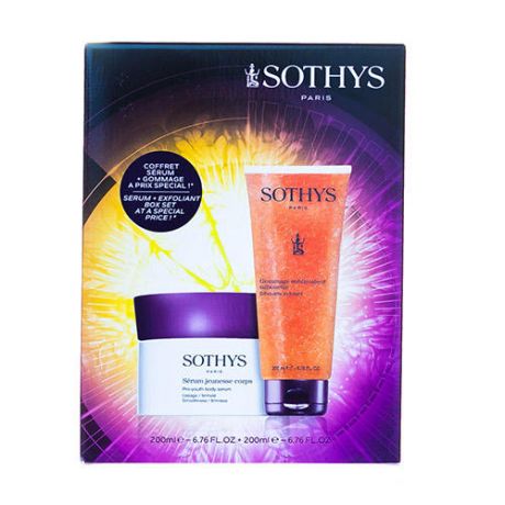 Sothys Промо набор: "Молодость тела Pro-youth body serum", 200 мл + Silhouette exfoliant, 200 мл (Sothys, Anti-Age Sothys)
