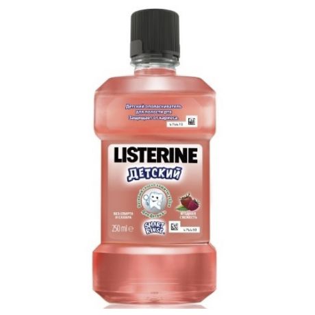 Listerine Ополаскиватель для полости рта детский Ягодная свежесть 250 мл (Listerine, Ополаскиватели)