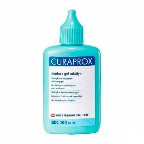 Curaprox Гель для ежедневного ухода за зубными протезами 60 мл (Curaprox, Ополаскиватели)