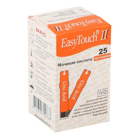EasyTouch Тест-полоски мочевая кислота N25 (EasyTouch, Тест-полоски)