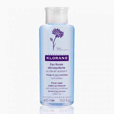 Klorane Мицеллярная вода для снятия макияжа с экстрактом василька 400 мл (Klorane, Eye Care Range)