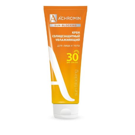 Achromin Солнцезащитный крем для лица и тела SPF 30 250 мл (Achromin, Sun Blocking)