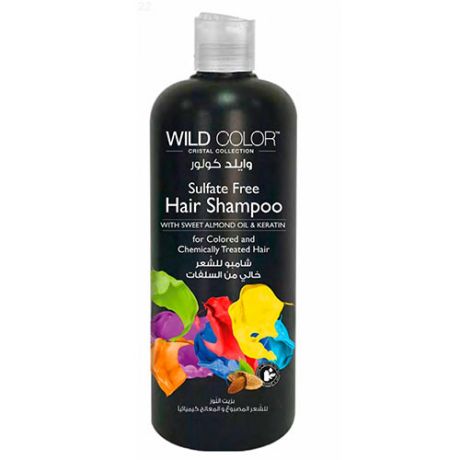 Wildcolor Безсульфатный шампунь с маслом миндаля для окрашенных и поврежденных волос Sulfree Free, 1000 мл (Wildcolor, Уход за волосами)