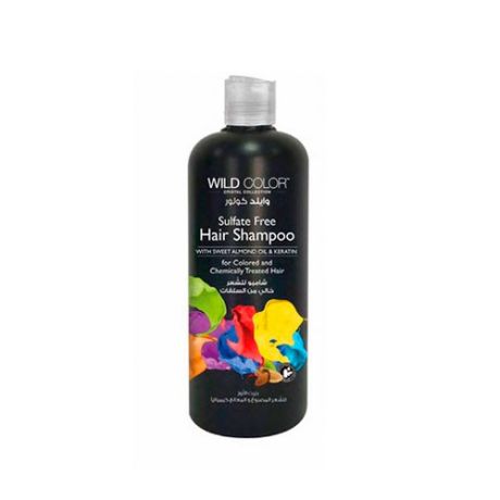 Wildcolor Безсульфатный шампунь с маслом миндаля для окрашенных и поврежденных волос Sulfree Free, 500 мл (Wildcolor, Уход за волосами)