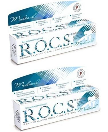 R.O.C.S Комплект R.O.C.S. Medical Minerals Гель реминерализирующий 2 штуки (R.O.C.S, R.O.C.S. Medical)