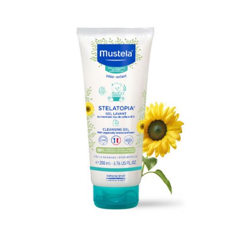 Mustela Очищающий гель для купания Stelatopia 200 мл (Mustela, Stelatopia)